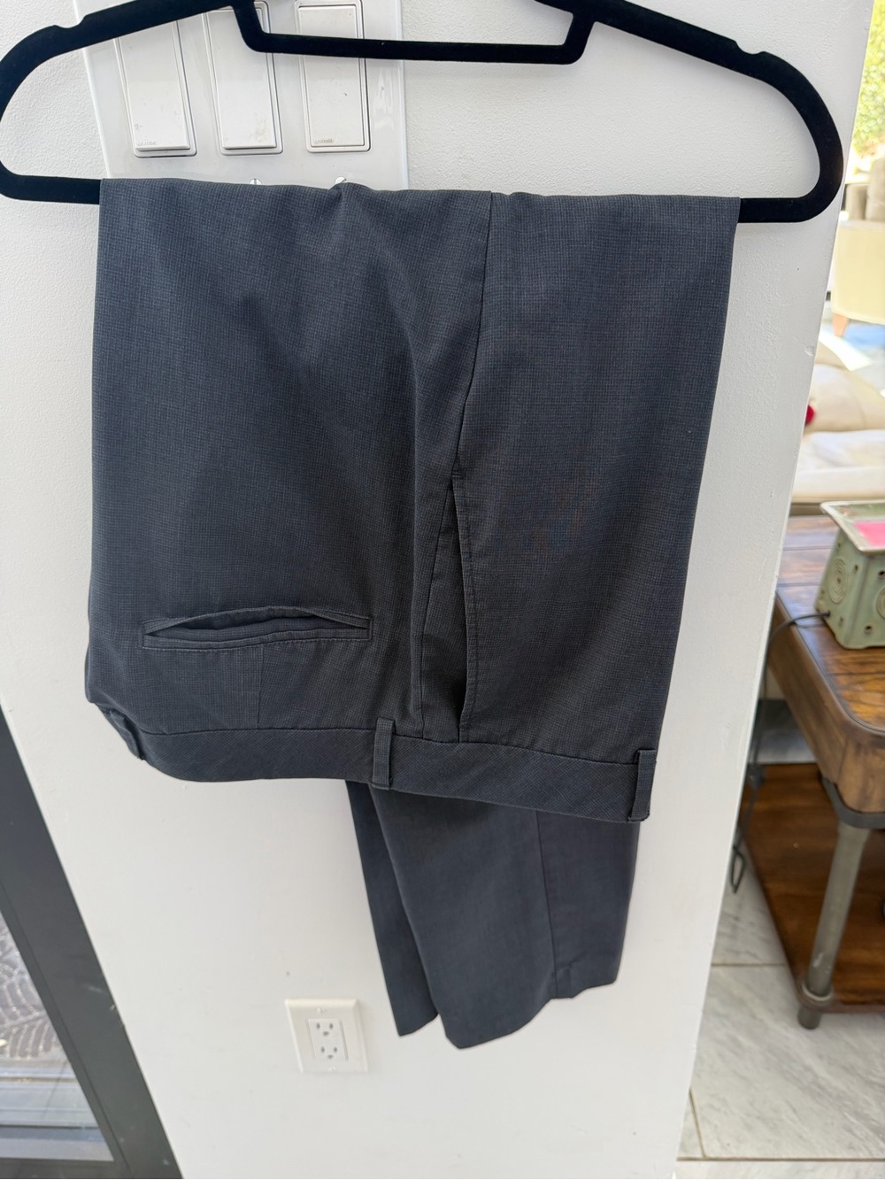 Walter Hagen Men's Dress Pants in Charcoal Gray
